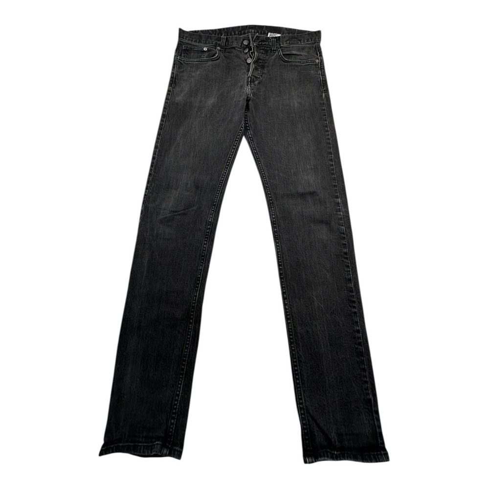 H&M‎ Divided Slim Fit Black Denim Jeans Men's Size 32x32